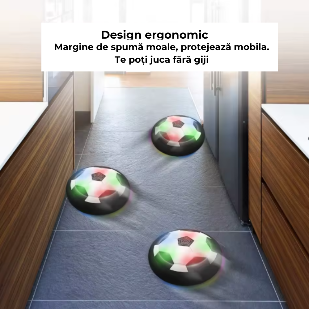 Hover Ball cu Lumini LED – Mingea care plutește!