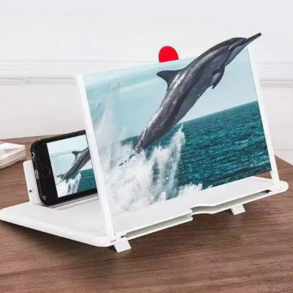 Ecran Lupă 3D pentru Telefon – Imagine Mare, Clară și Fără Oboseală