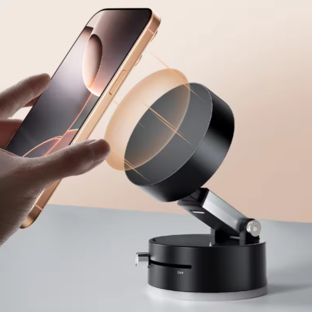 Suportul Magnetico-Ventuză: Fixare Perfectă, Mobilitate Totală